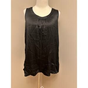 NWT Eileen Fisher Crepe Back Satin Tunic 100% Silk Sz Small